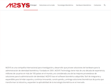 Tablet Screenshot of m2sys.com.mx