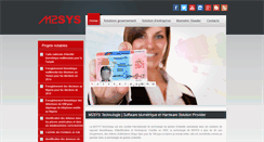 Desktop Screenshot of m2sys.fr