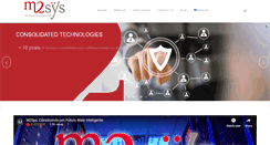 Desktop Screenshot of m2sys.com.br