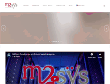 Tablet Screenshot of m2sys.com.br